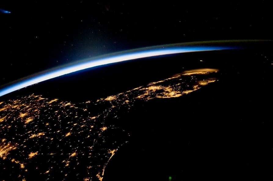 Florida and the Space Coast seen from orbit