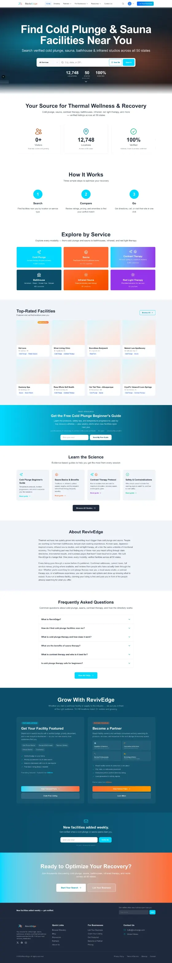 RevivEdge website